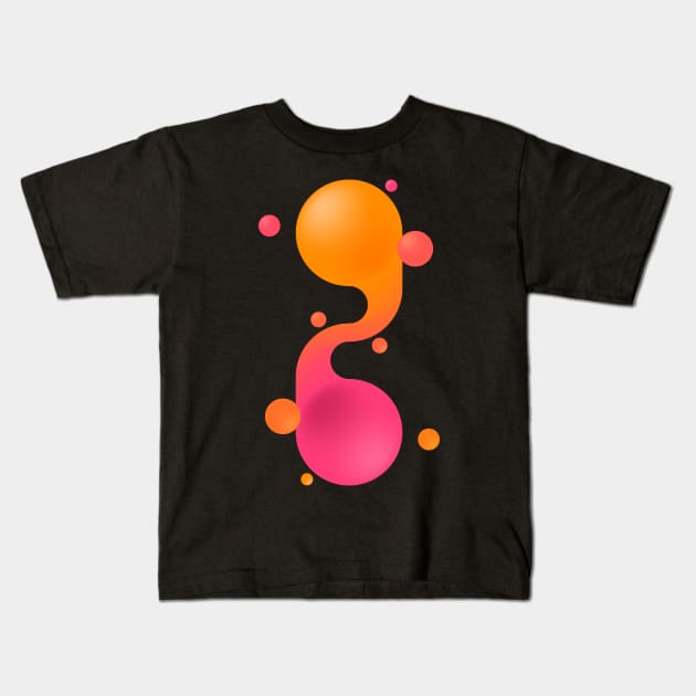 Lava Lump Kids T-Shirt by ThanksAnyway